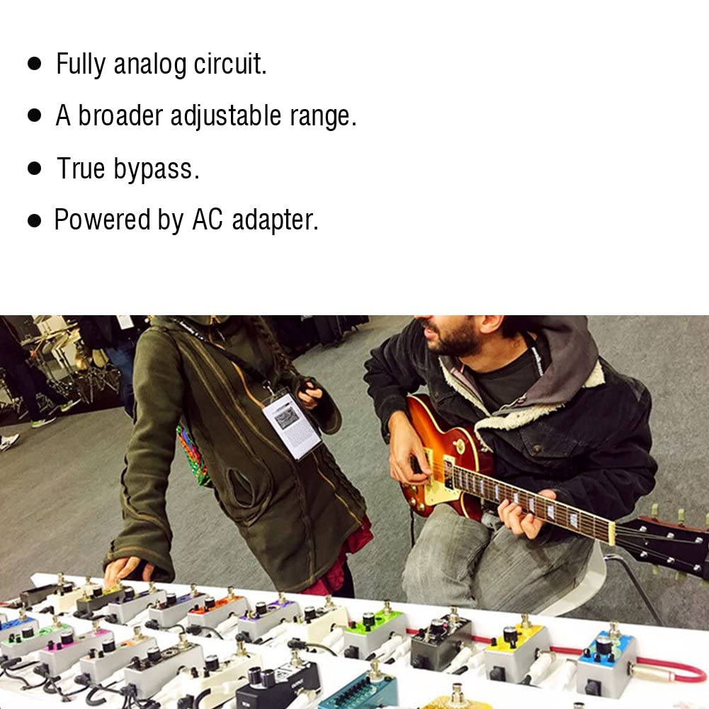 Pedale Effetto Compressore Dinamico a Mini Effetti Circuito Completamente Analogico per Chitarra Elettrica