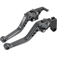 HAONEL Short Brake Clutch Lever Sets CNC Aluminum Compatible with Kawasaki 2017-2021 Z650 Z900 Ninja 650R ER-6F Vulcan S 650 EN650 KLE650 Versys 650 KLZ1000 Versys 1000 Motorcycle Accessories