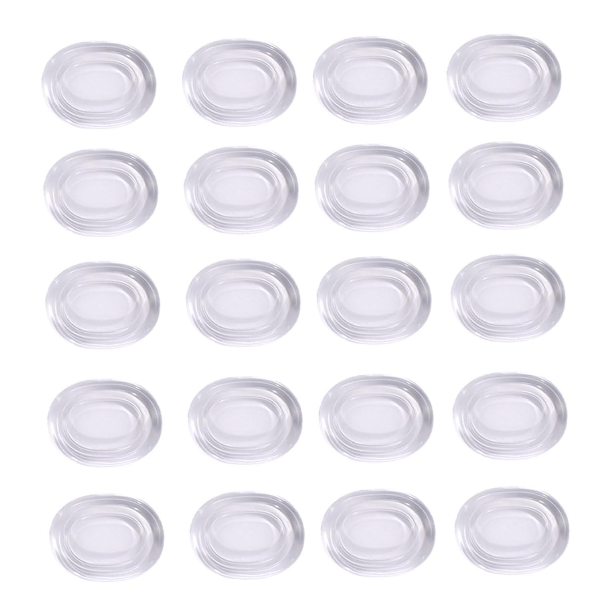 ibasenice 60piezas Almohadillas Silenciadoras De De Gel De Transparentes Reducción De Para Tambores y Percusión Control De