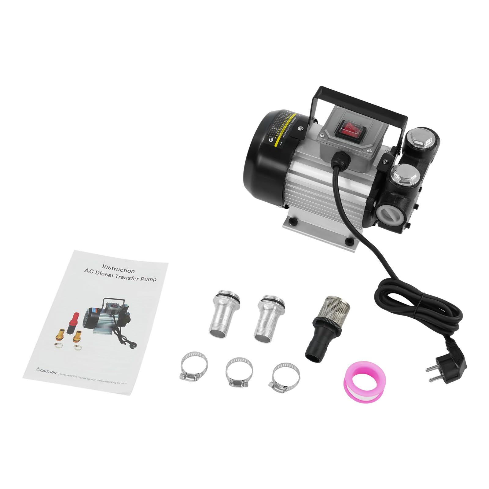 Bomba diesel, 220 V, bomba de aceite calefactor autocebante, 20-60 l/min, 2800 rpm, bomba de aceite, bomba de combustible, 5 m, bomba de extracción de aceite profesional, bomba de combustible, bomba
