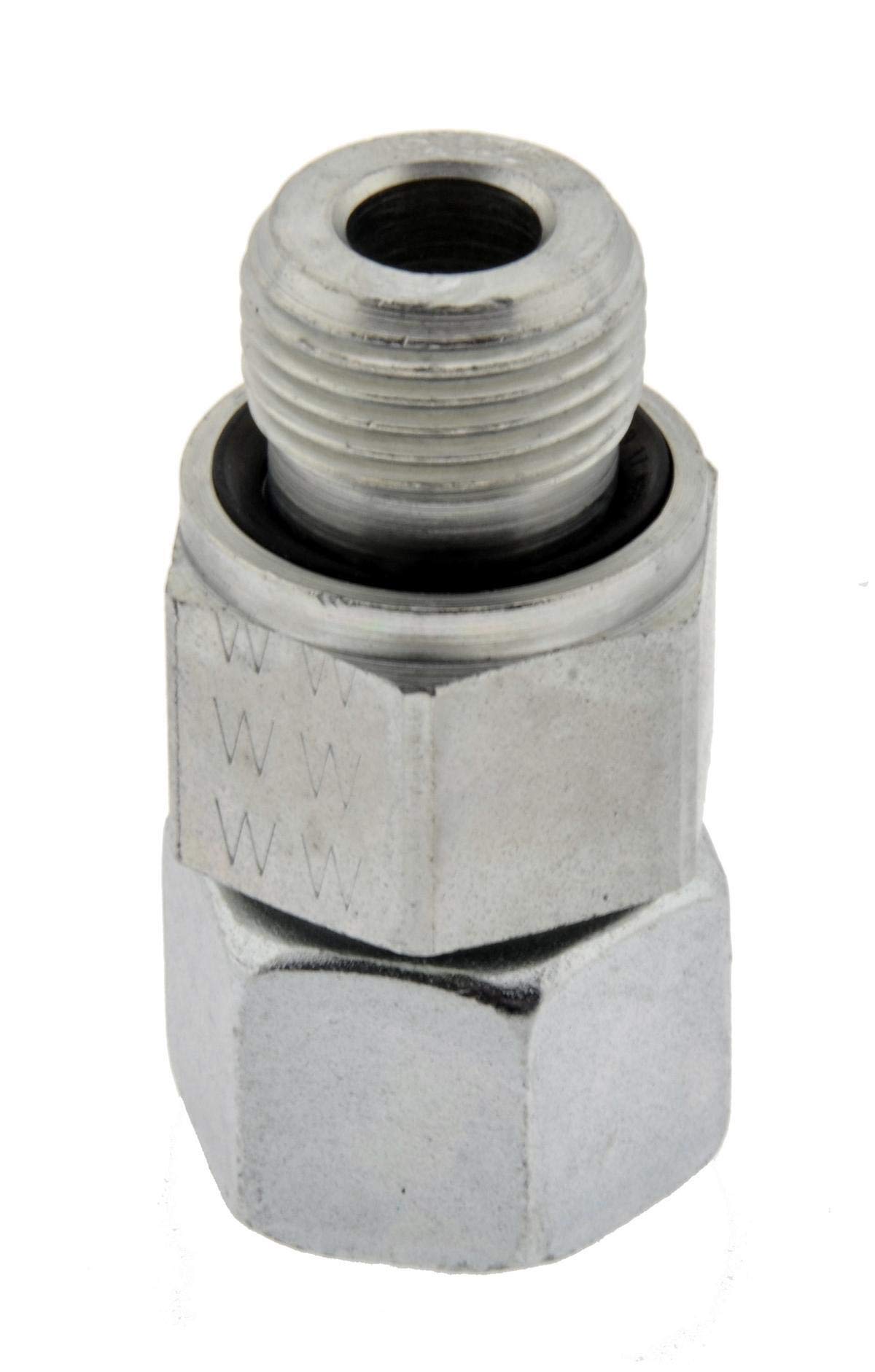 Aufschraubverschraubung 6 S-G 1/4 – Stahl Verzinkt, Schneidringverschraubung, Schwere Baureihe, Für Rohr-Ø 6 Mm