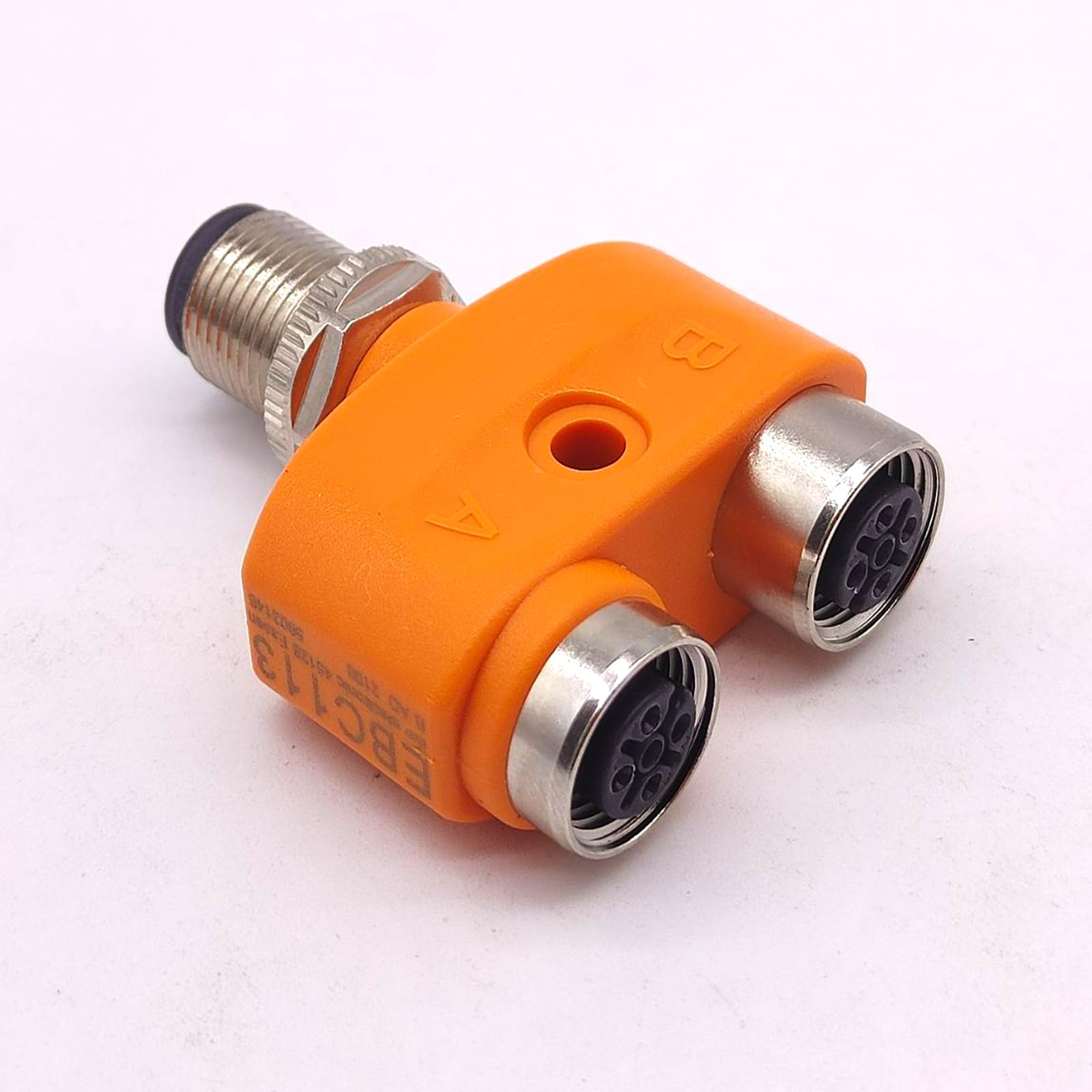 GXMRHWY EBC113 Y Splitter M12 Y Type Adapter A Code 4 Pin Male to Dual 5 Pin Female Adapter Waterproof Adapter