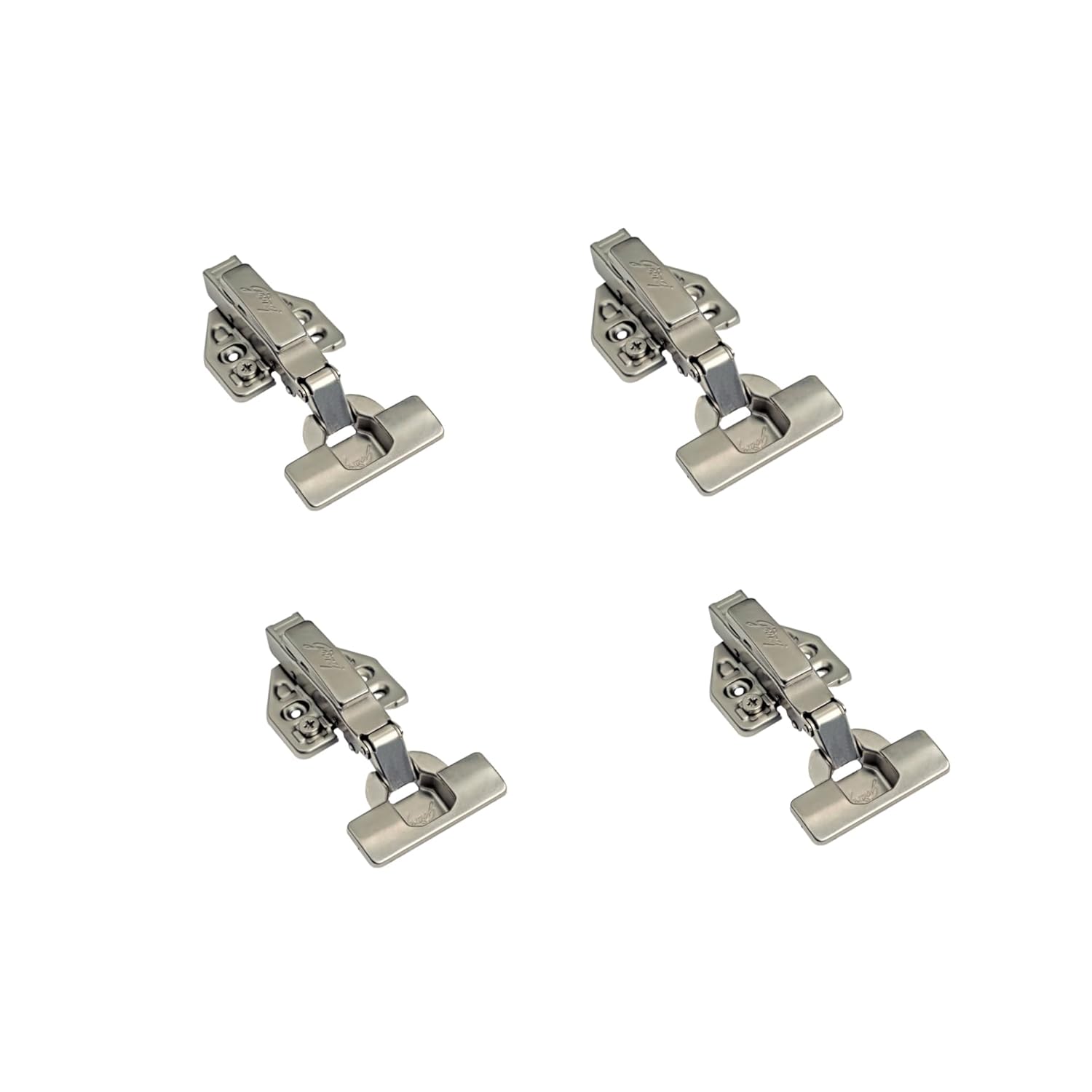 Godrej Steel Slipon Soft Closing Concealed Hinges for Cabinate Doors, SmoothOperating Hinges