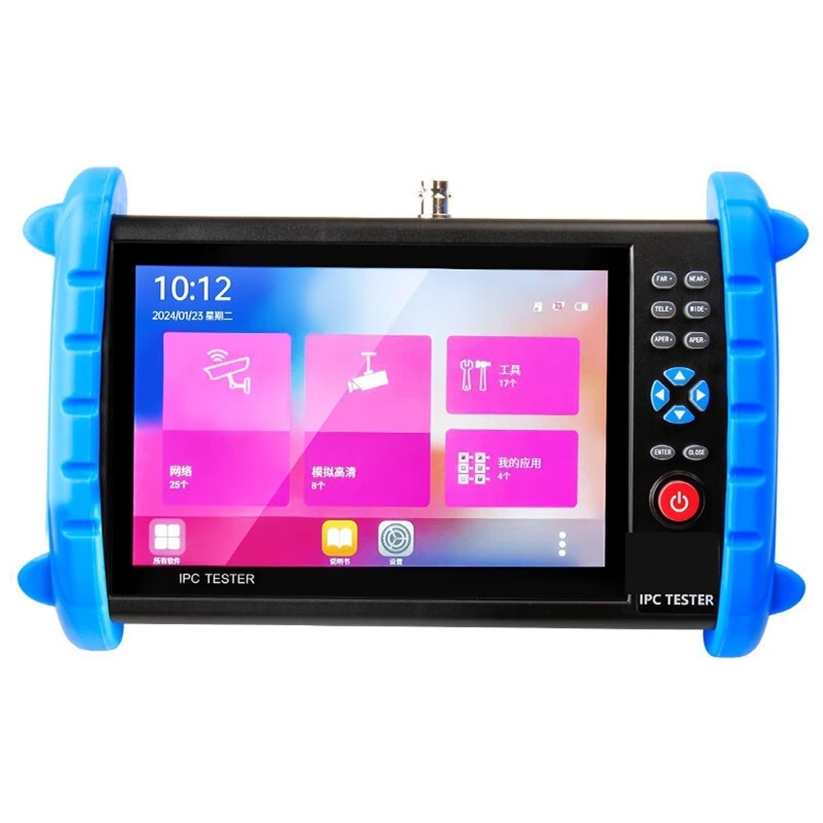 Tester per cavi, NF-722 4K 8K HDMI VGA PoE Monitor CCTV Tester IP Camera AHD Mini 7 pollici CFTV Cable Strumento IPC722 ATCHS,per la casa