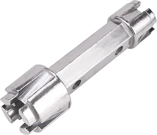 Tub Drain Remover Wrench Dual Ended Dumbell Wrench Heavy Duty Bathtub Drains Wrench for Bath drains, Shower Drains and Closet Spuds