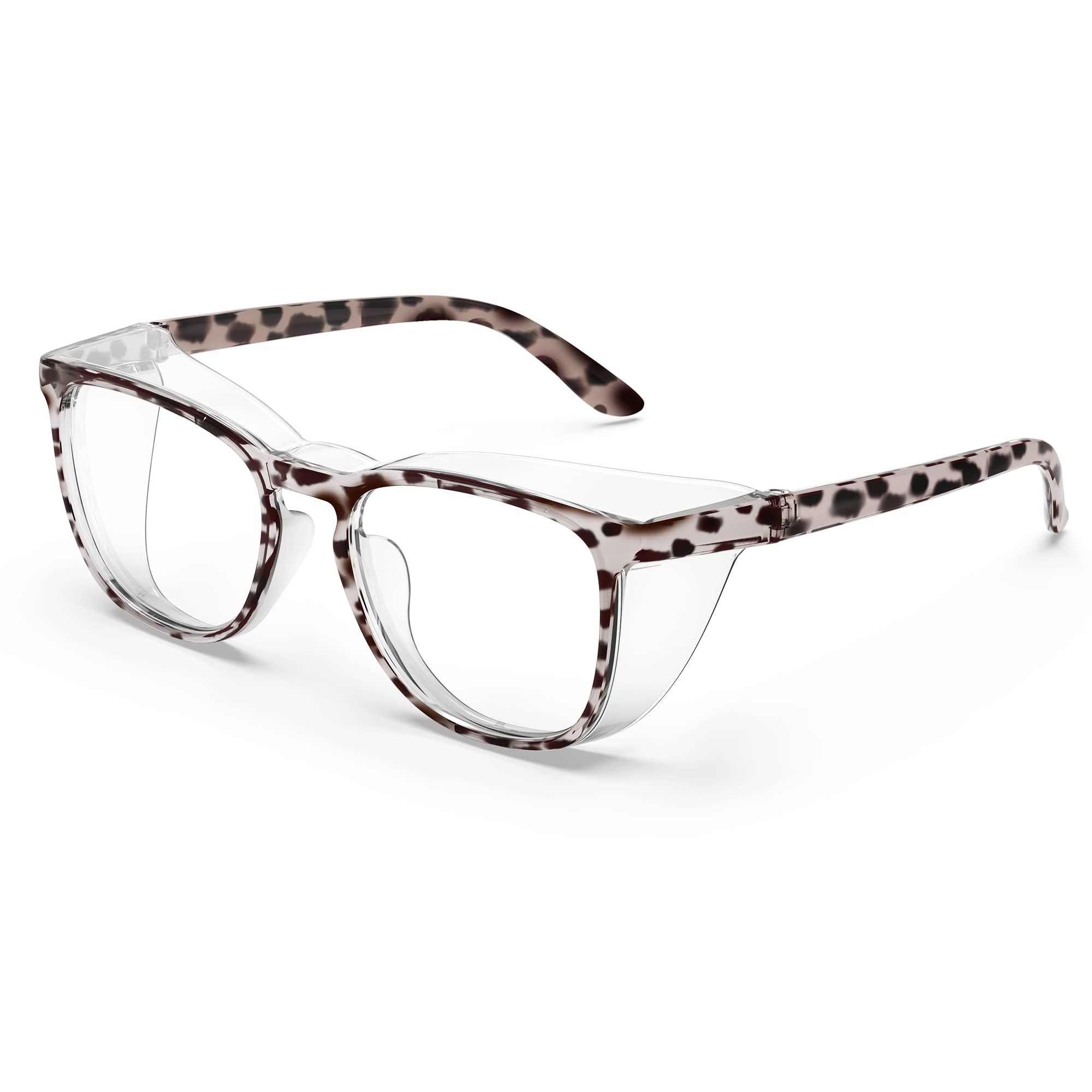 Elegantes gafas de seguridad, transparentes, antivaho, antiarañazos, para hombres y mujeres