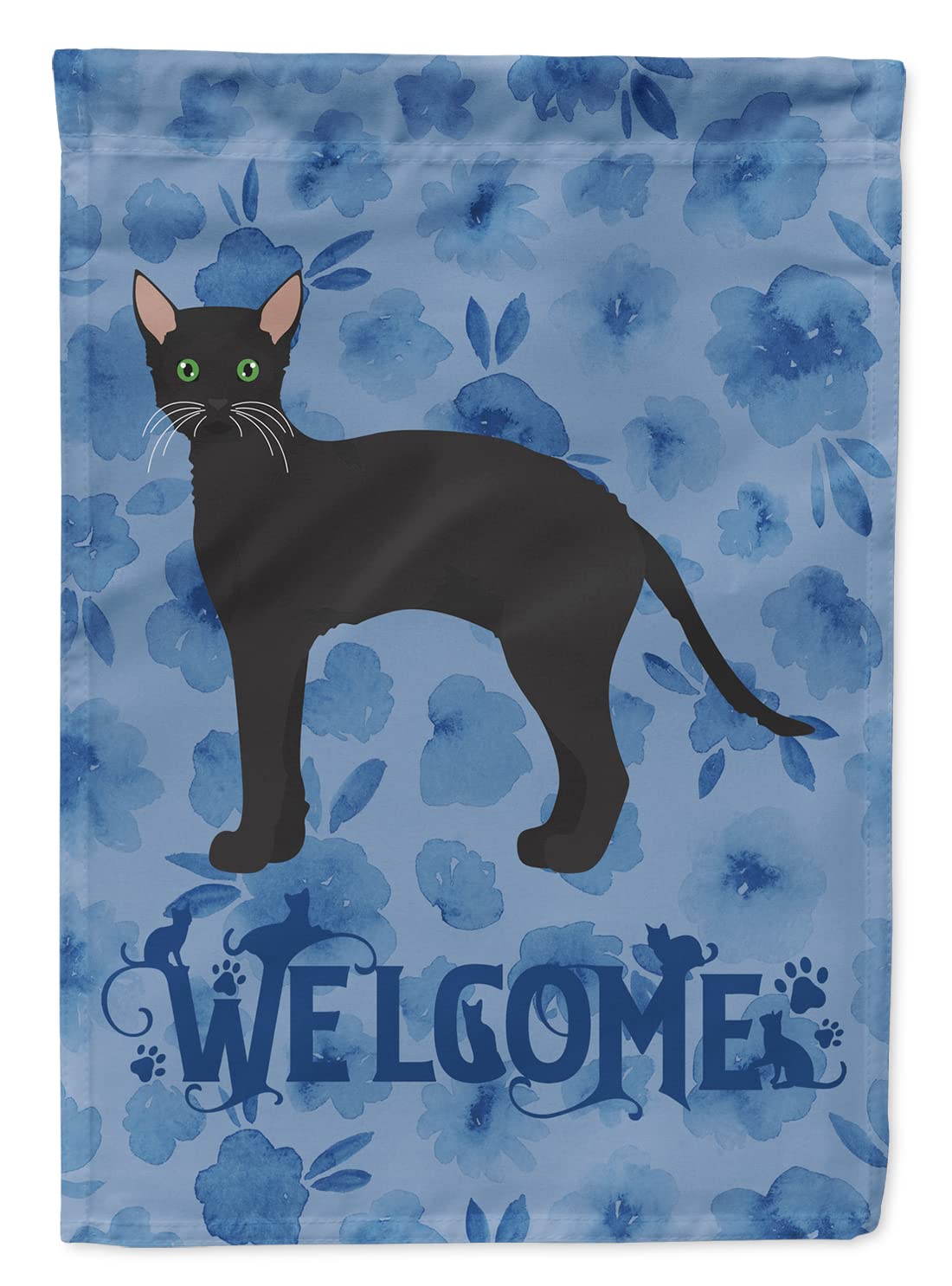 Drapeau German Rex noir en toile de canevas haut de gamme Caroline's Treasures