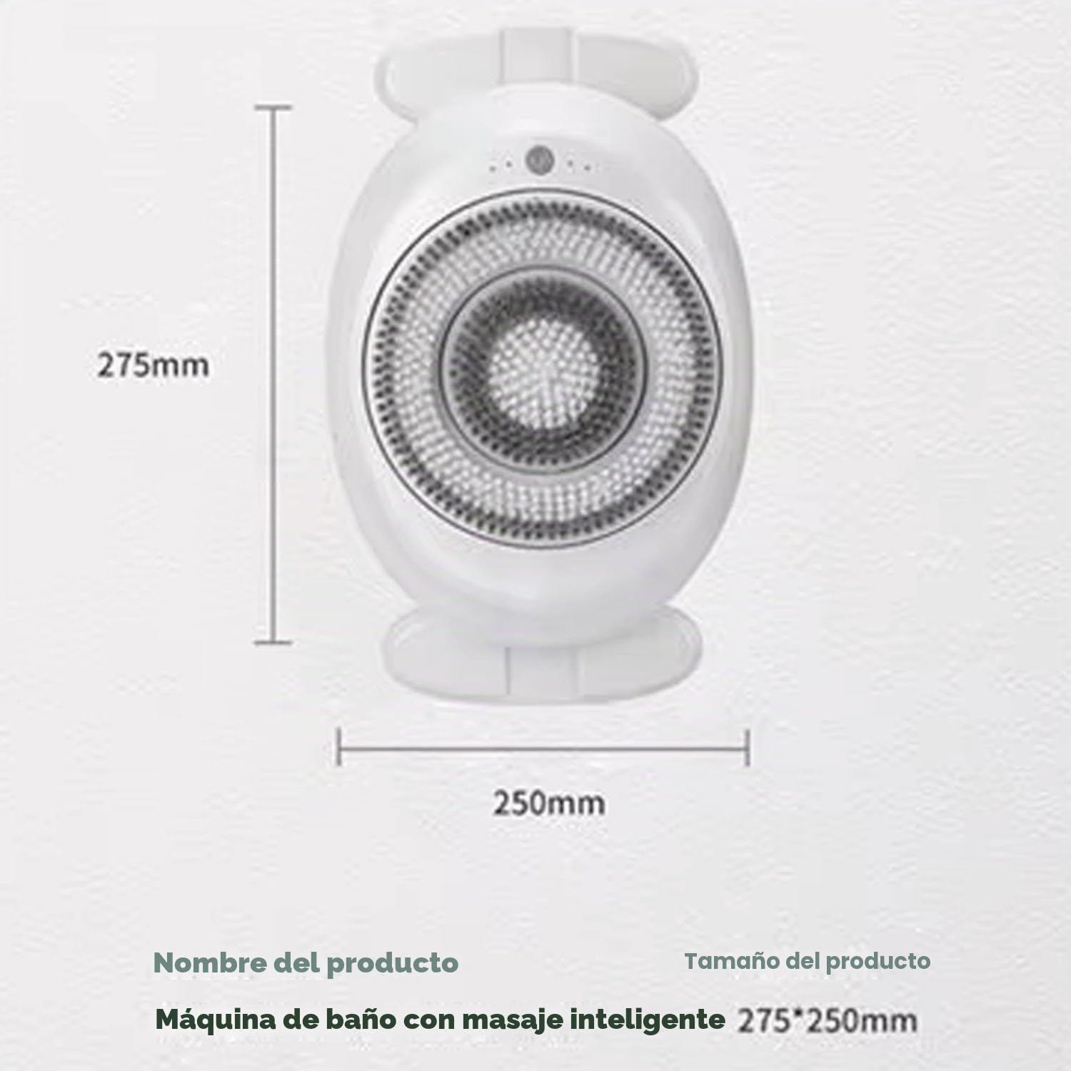 Cepillo de baño eléctrico inteligente montaje en pared artefacto para frotar la espalda altura ajustable con giratorio 360 herramienta recargable limpieza masaje y exfoliación spa casa