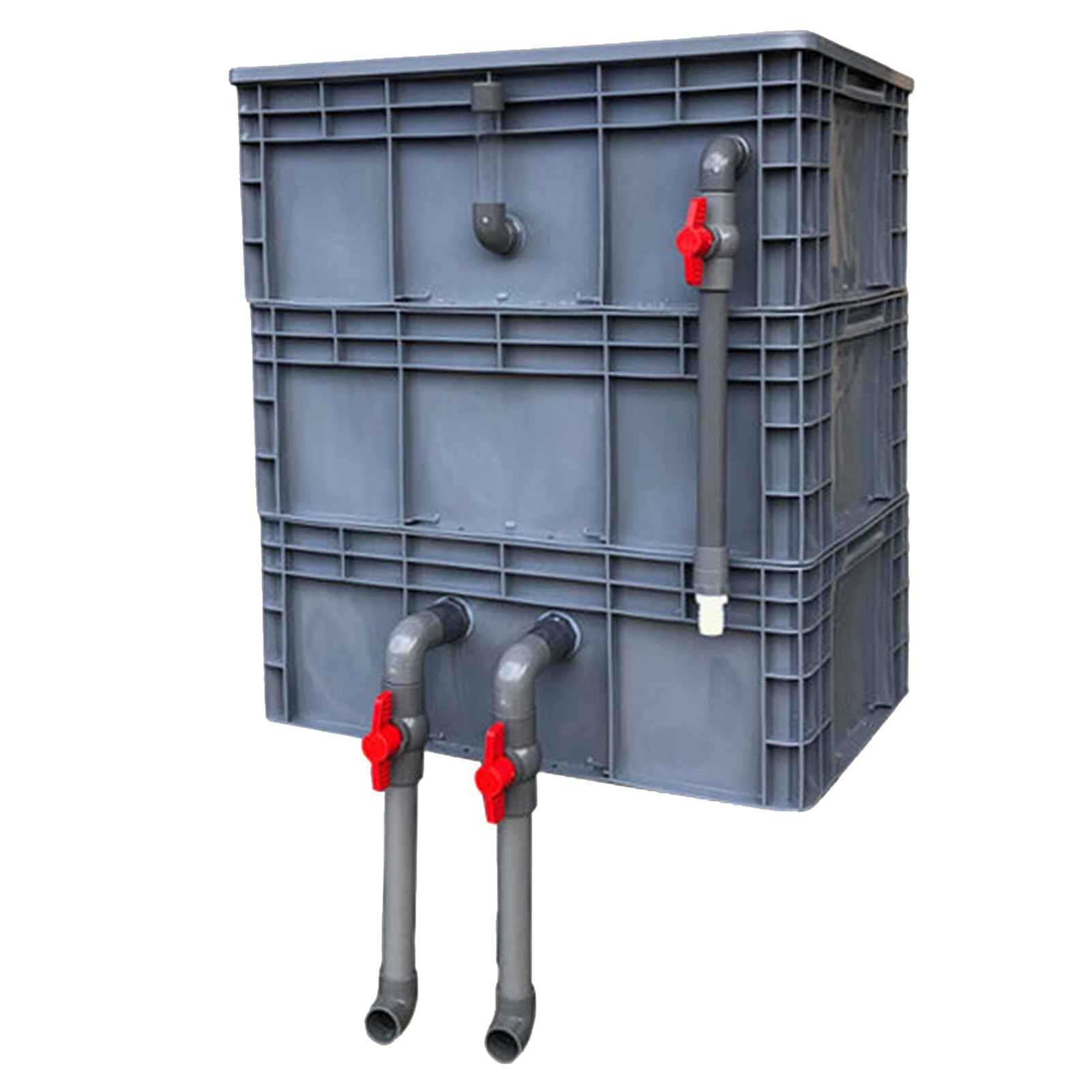 Filtres pour Aquarium - Boîtier de Filtration Externe pour Aquariums et bassins, kit de Filtration à Grand débit (média filtrant Non Inclus)
