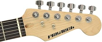 Amazon | PLAYTECH (プレイテック) エレキギター ST025 WHITE 570mm