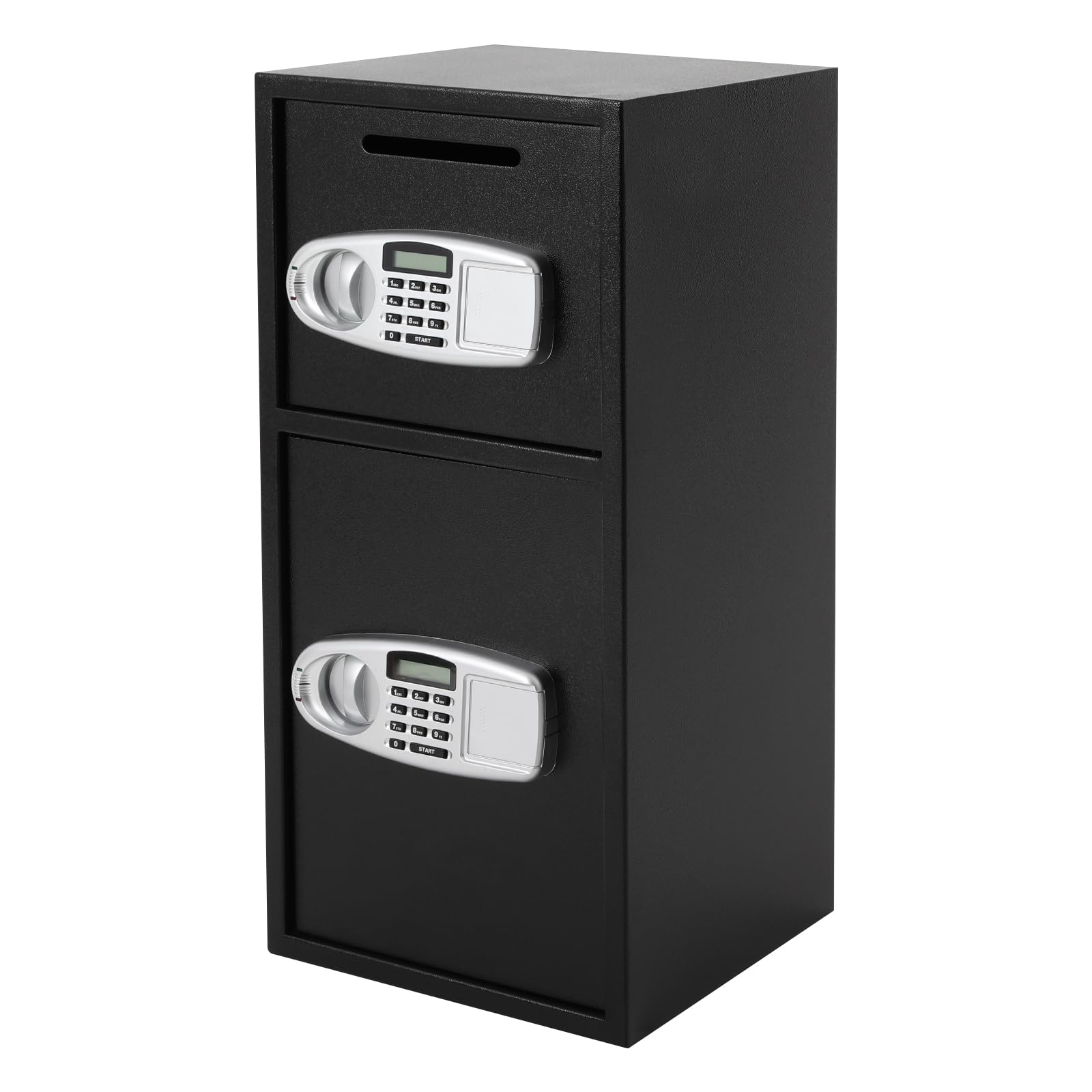 Cassaforte con chiave, grande cassaforte per mobili, 35 x 35 x 75 cm, per denaro, documenti, gioielli