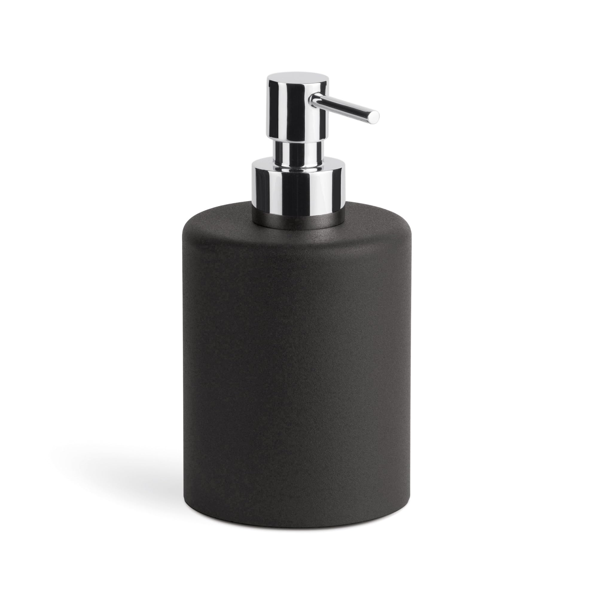 Dispenser Sapone Saon in Alluminio Nero Opaco 250 ml