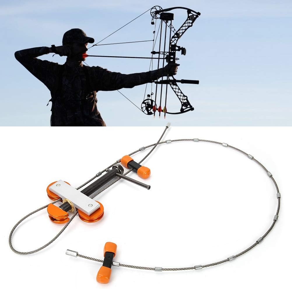 FEBT Aluminum Compact Compound Bow Press, Adjustable Cable Bow Press String Changer Bowmaster, for Shooting Hunting