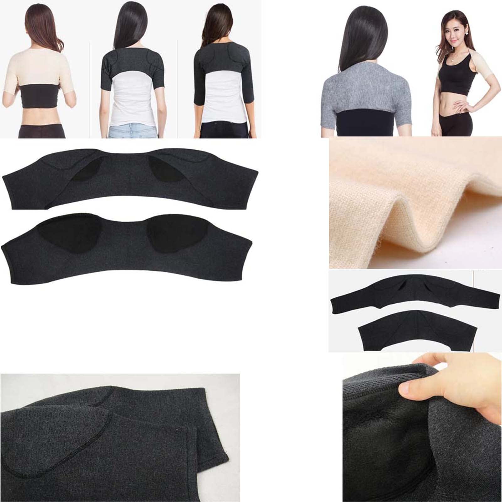 Shoulder Warmers Spesso Supporto per le Spalle Gilet, per Dolore alla Schiena, al Collo e alle Spalle, Gilet Termico per il Sonno, Protezione/Cuscinetto per le Spalle