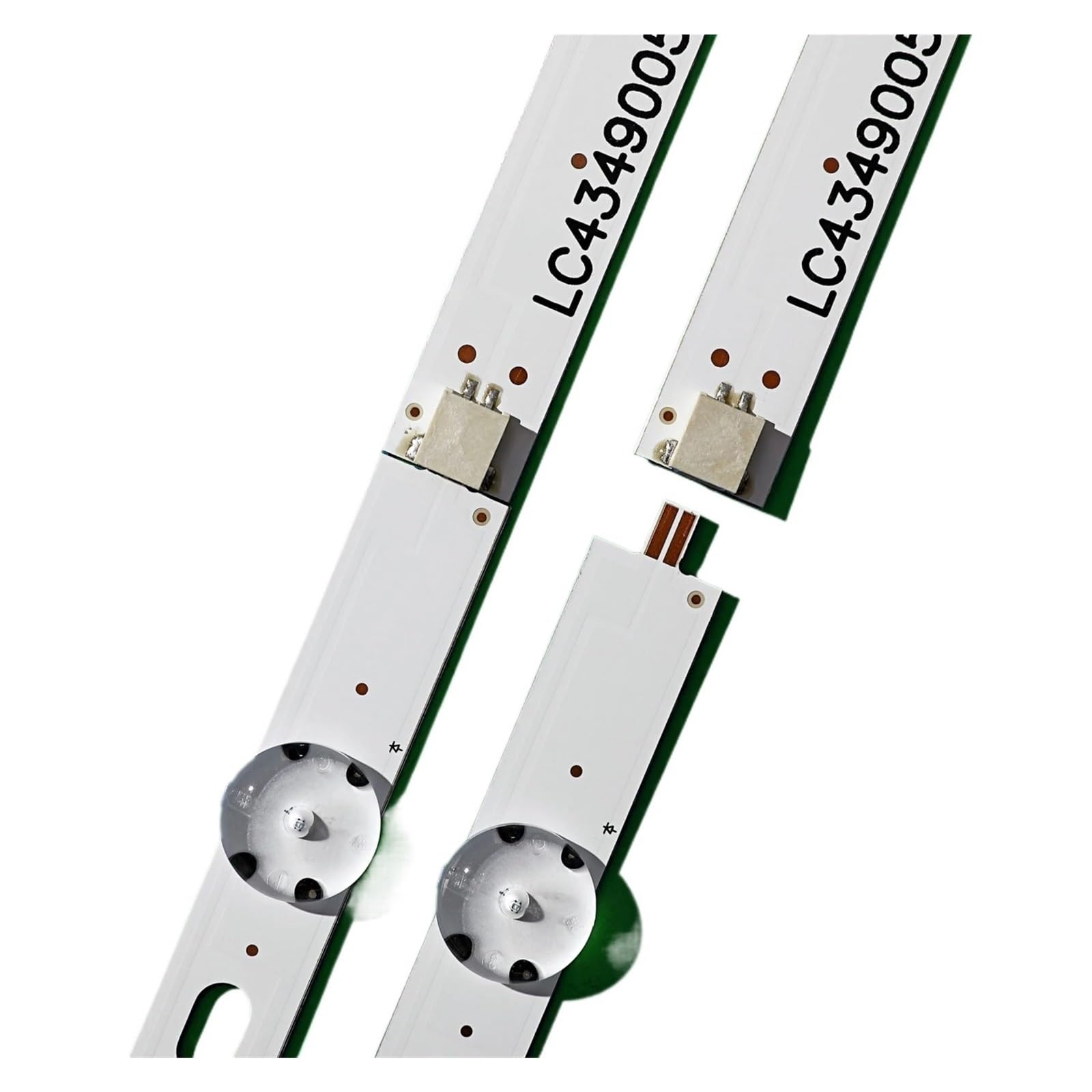 Tira de retroiluminación LED de 7 LED de 3 Piezas for LG 43UJ635V 43UK6300PLB 43UJ651V 43UJ634V 43UJ630V 43UJ561V 43UJ655V Apto for LC43490059A Apto for LC43490058A