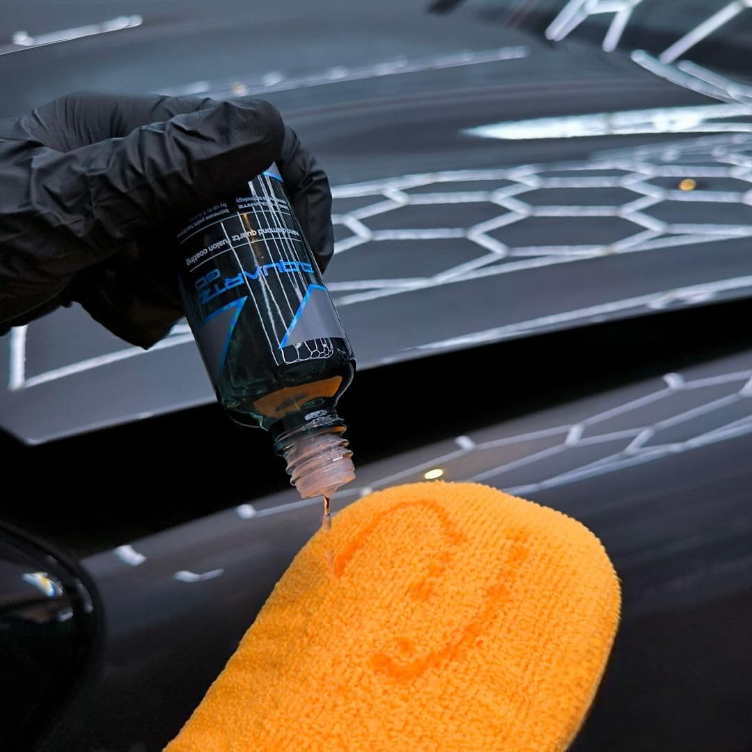 CARPRO DQUARTZ GO Nano Diamond Quartz Fusion Coating: Ceramic Coating for Cars, Professional-Grade Coating in DIY Package, Increase Surface Hardness - (30ml Kit)