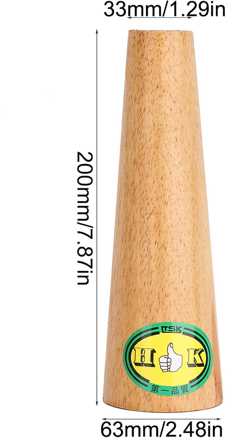 Jewelry Deformation Repair Tool Round Shape Wooden Bangle Mandrel Bracelet Adjuster (short) - Image 9