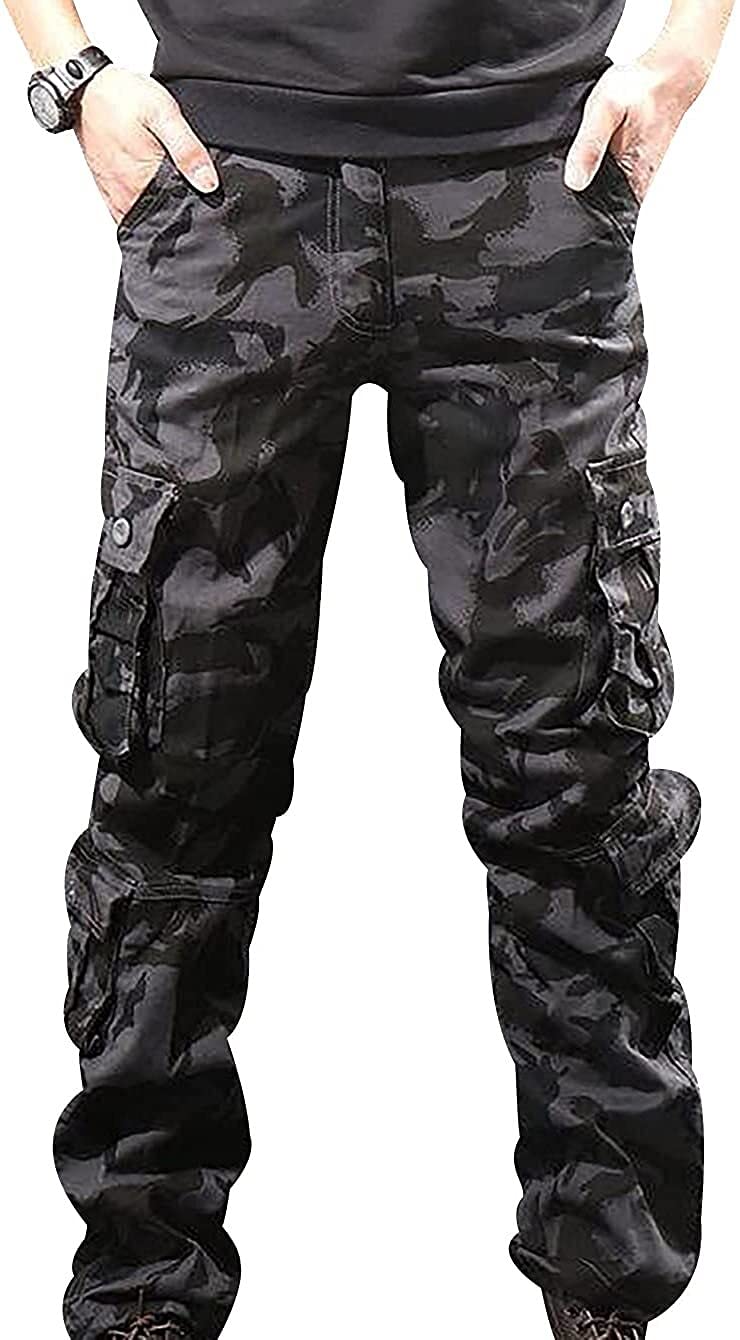 Spodnie cargo męskie vintage taktyczne spodnie ze stretchem spodnie robocze outdoorowe liczne kieszenie lekkie spodnie treningowe spodnie sportowe funkcjonalne spodnie