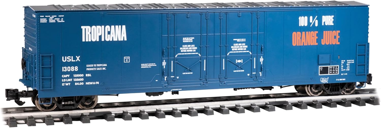 Bachmann Trains - 53’ Evans Box CAR Tropicana #13088 -Large G Scale 1:29