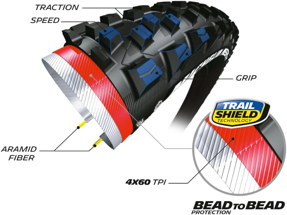 Michelin Wild Enduro Tubeless Bikes Tires & Tubes – MTB Performance, Gravity Shield Casing, Magi-X & Gum-X Compounds, E-Bike Ready