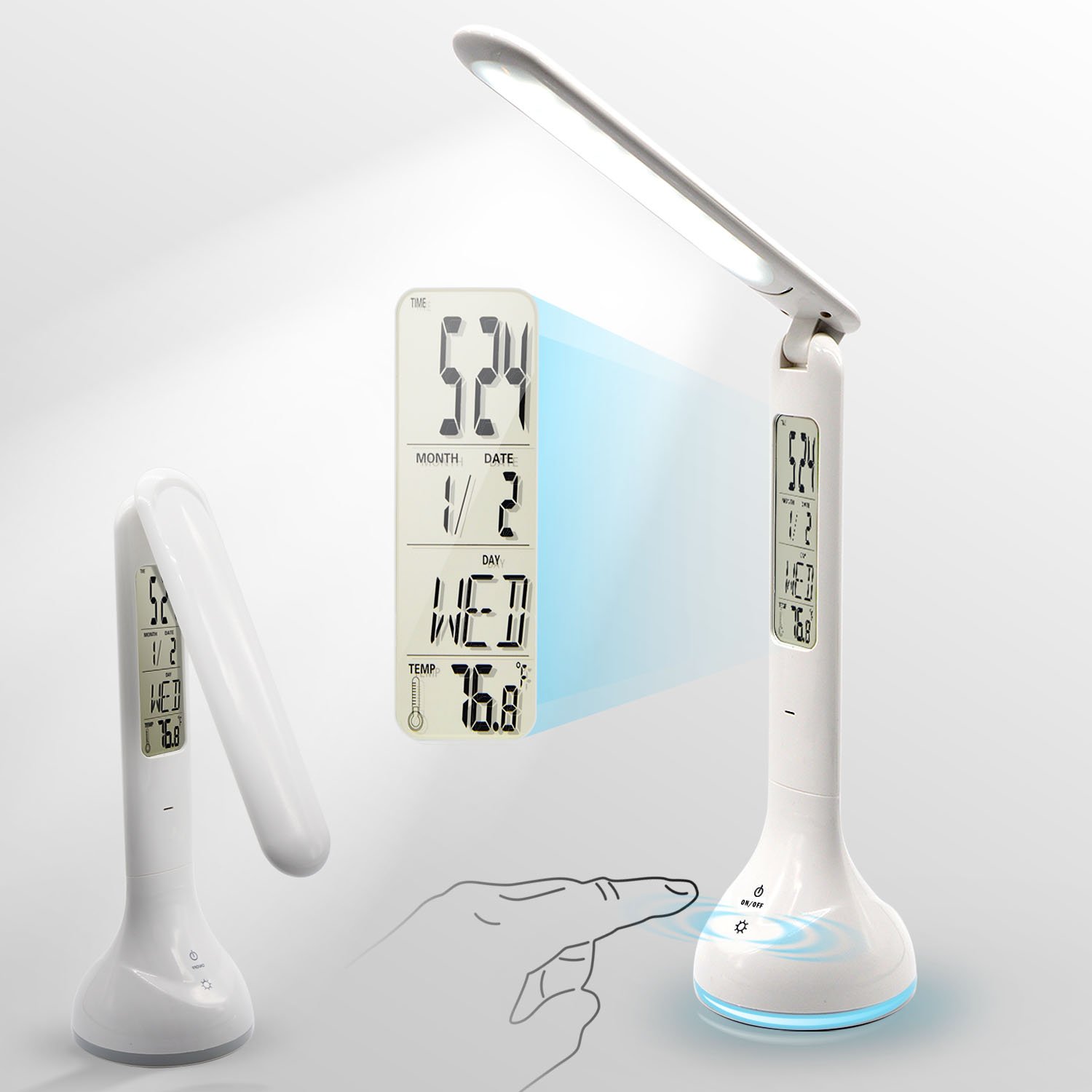 Buy ShineMe® Multifunction Smart Touch Control Cordless Desk Lamp