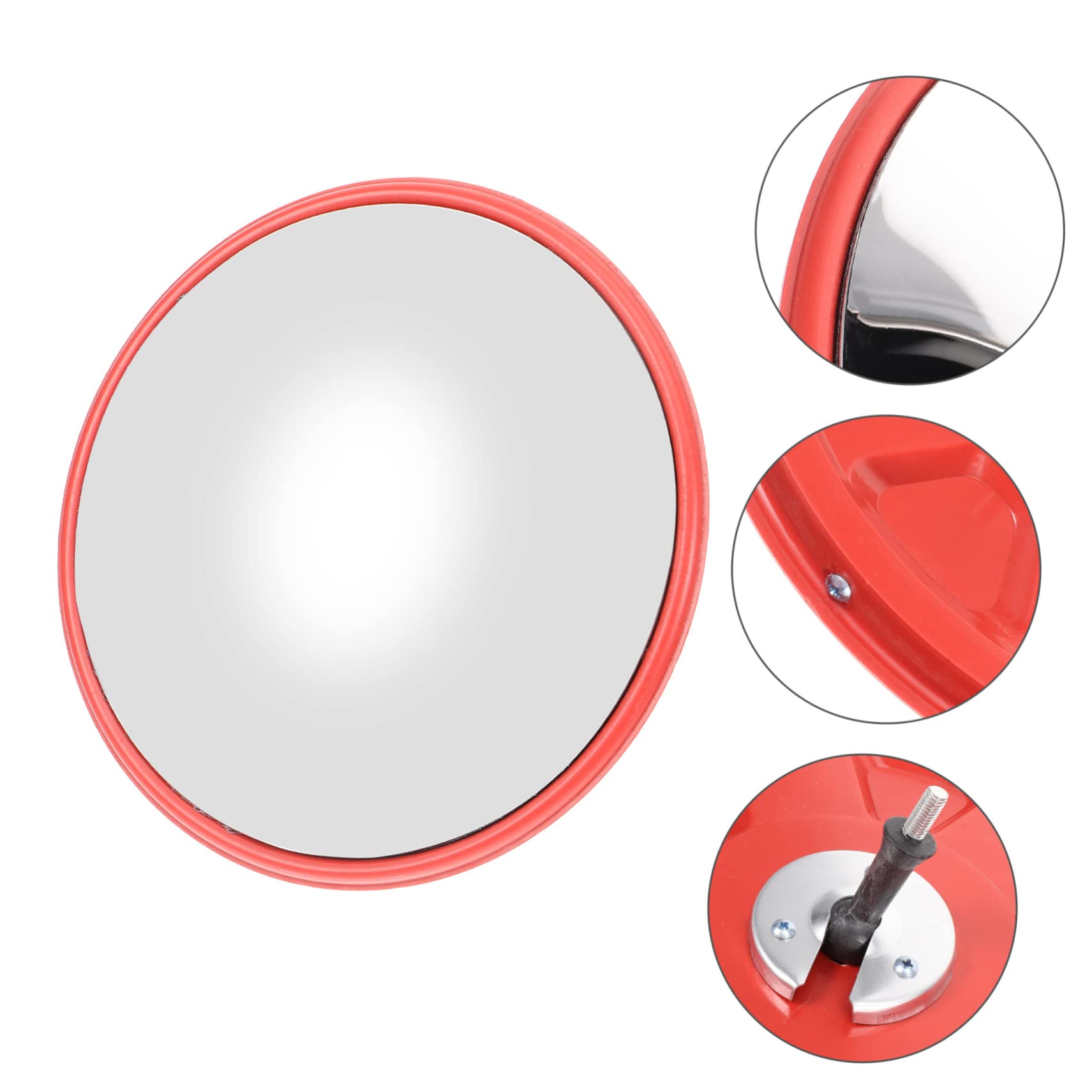 Mikikit Miroir Convexe Pour Sécurité Intérieure Miroir De Signalisation Pour Allée Pour Coin De Rue