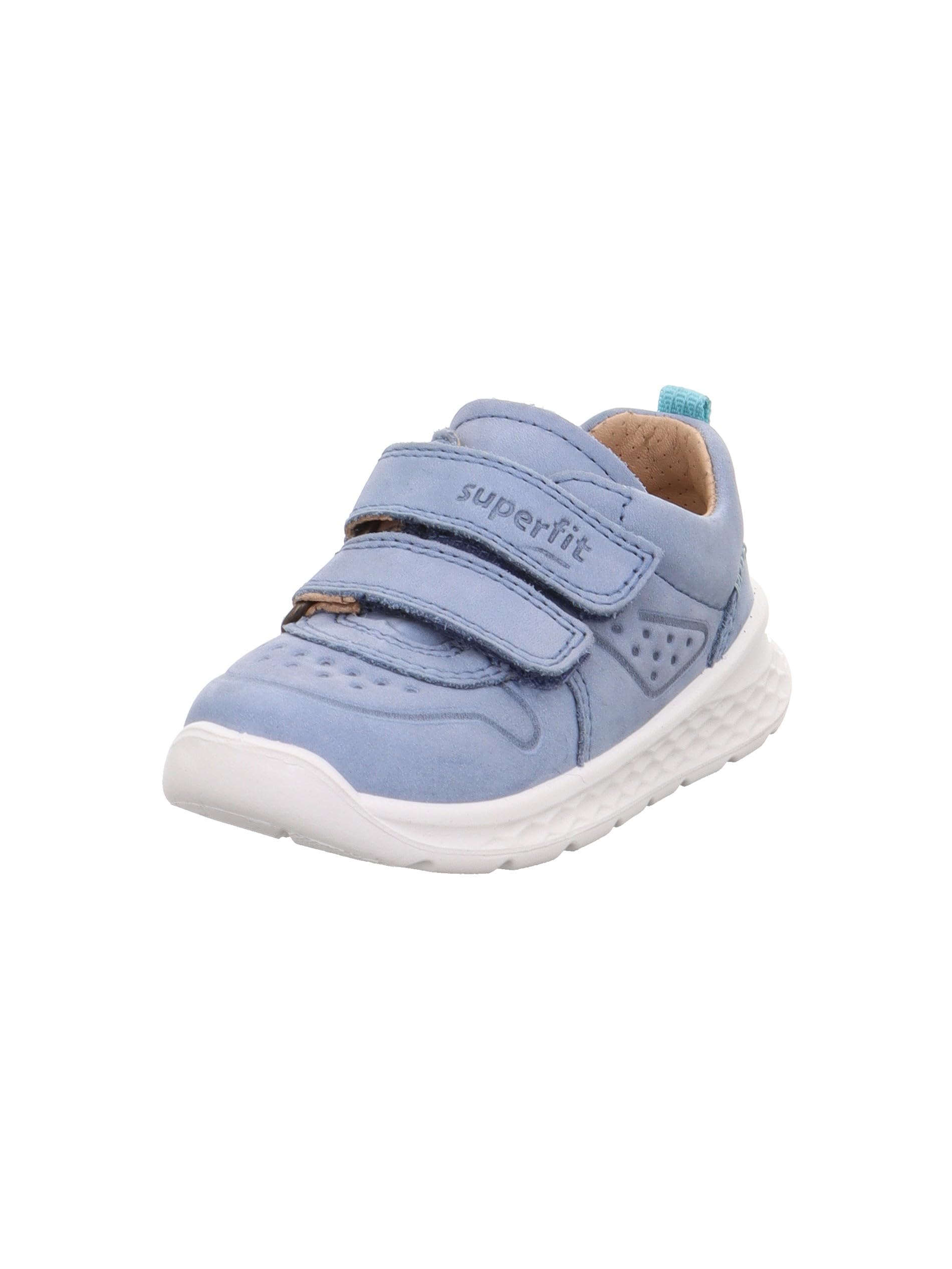 Superfit Breeze 8020 First Walking Shoes, Blue/Light Blue, Blue Light Blue 8020, 4 UK Child