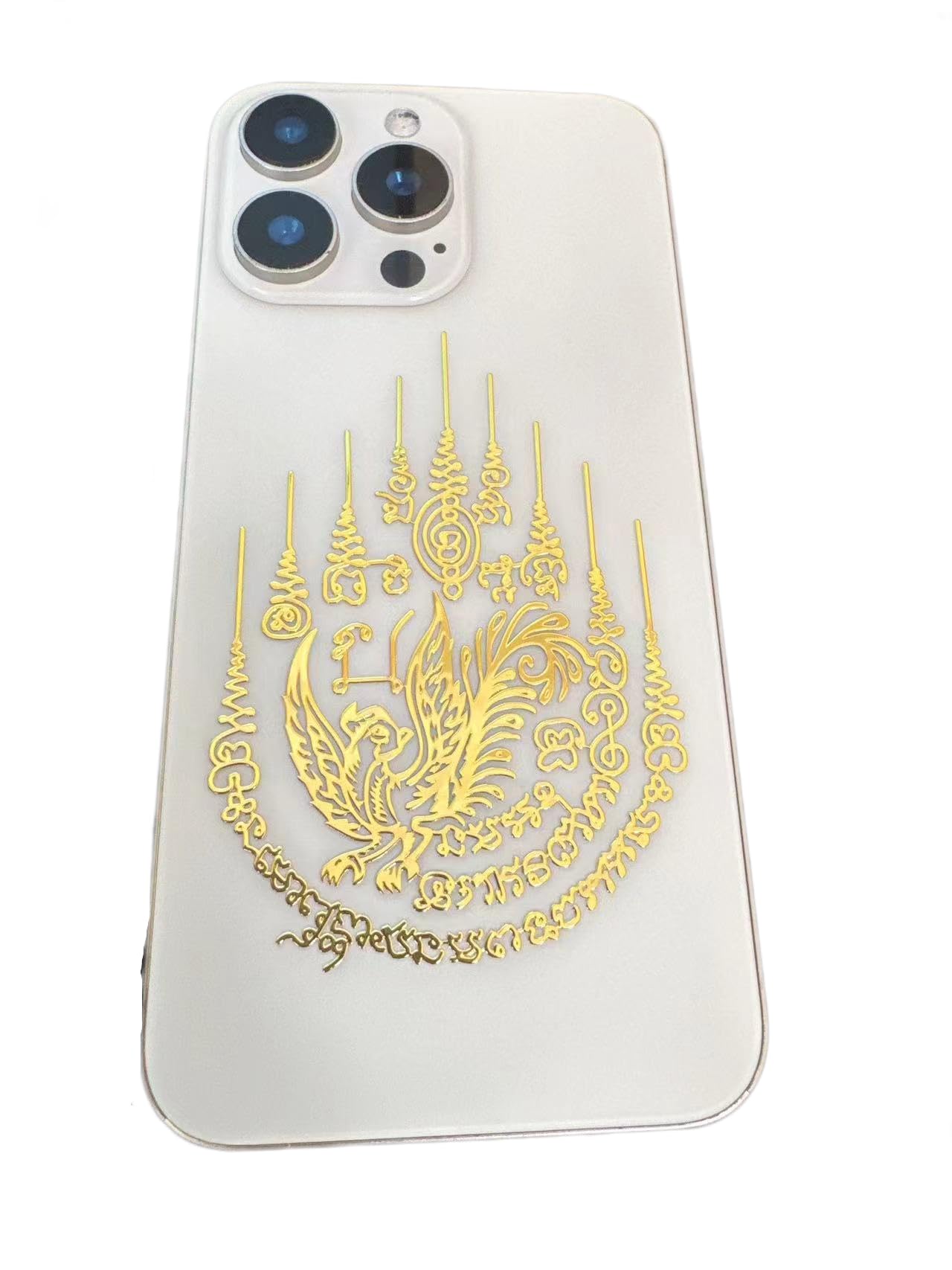 4 Pieces Feng Shui Thai Amulet Scripture Stickers Magical Key to Attract Wealth and Bring Luck Talisman Good Luck Charms Luck Charms Good Culture Health feng Shui Chinese Decor Zen Decor Lagnlnaoy