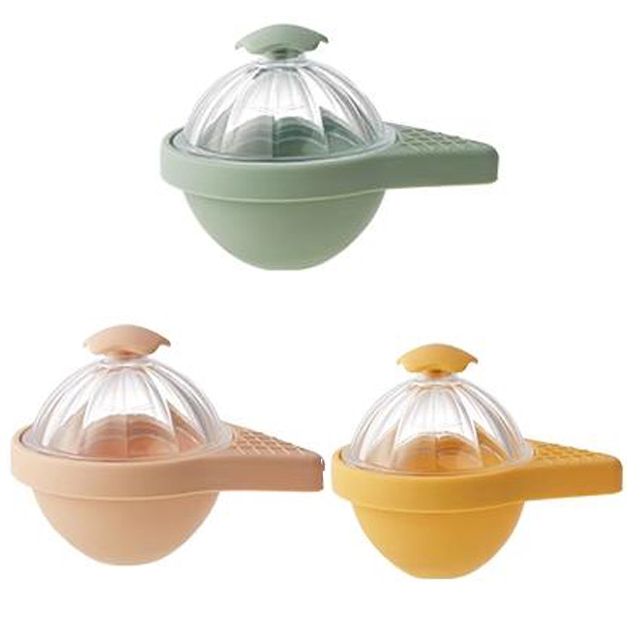 3-piece ice hockey mold, spherical ice cubes, silicone ice grid light bulbs, round balls, household ice hockey equipment