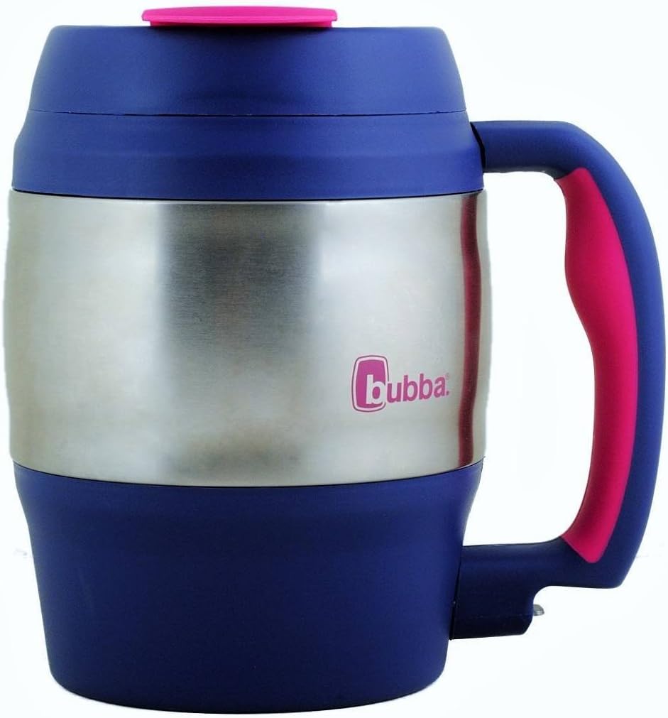 bubba 52 oz mug classic navy with pink trim Amazon.co.uk Home & Kitchen
