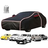 Waterproof Car Cover for Oldsmobile 442 (1968-1972), Outdoor Full Cover Rain Sun UV Protection Durable All Weather Car Covers with Door Zipper