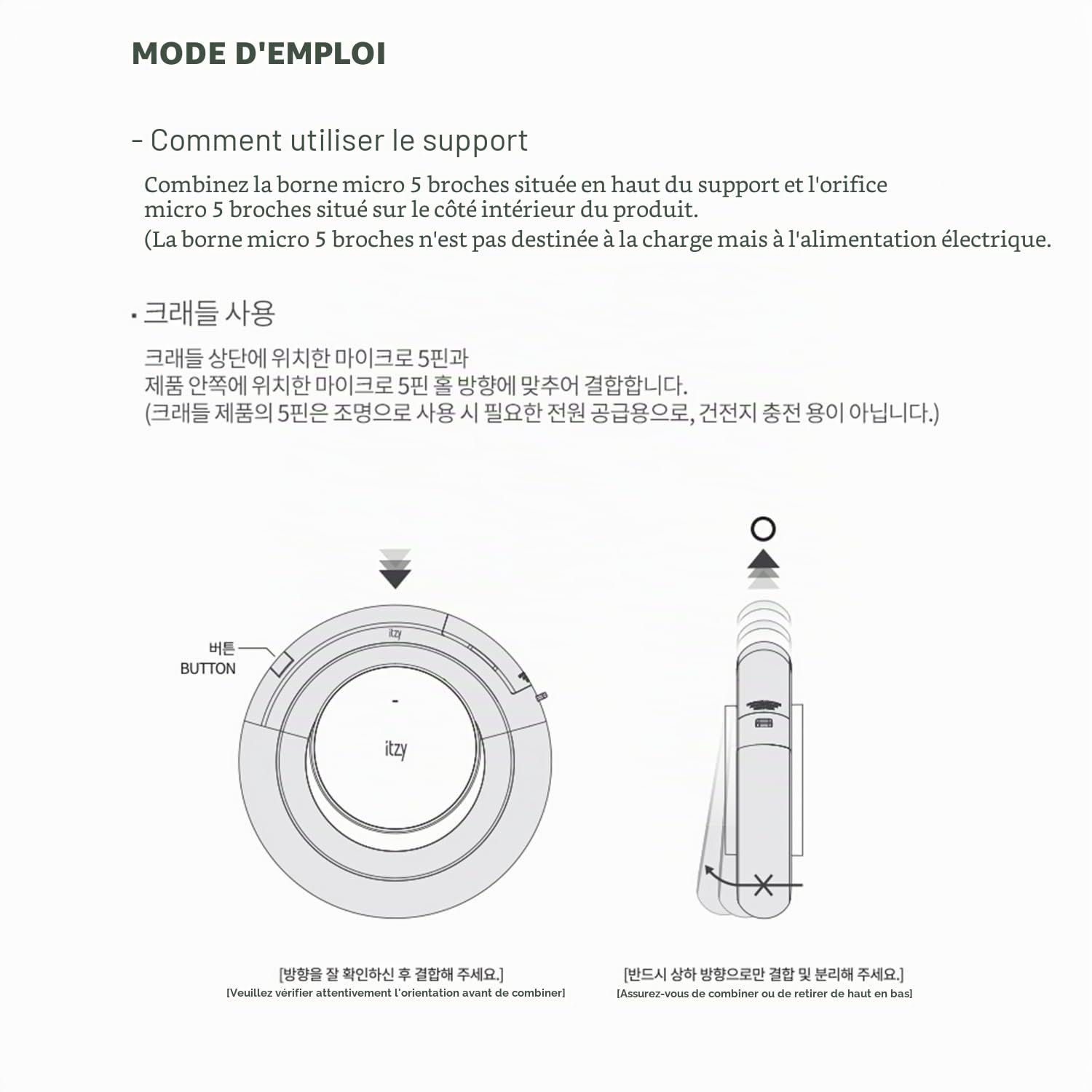 ITZY Fanlight Stick Officiel, Bâton Lumineux, Anneau Lumineux, Accessoire D'éclairage