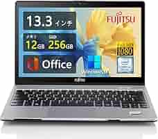 【軽量13.3型】LIFEBOOK S938/S｜第8世代i5×SSD256GB Amazon.co.jp: 【整備済み品】 軽量薄型 富士通LIFEBOOK S938