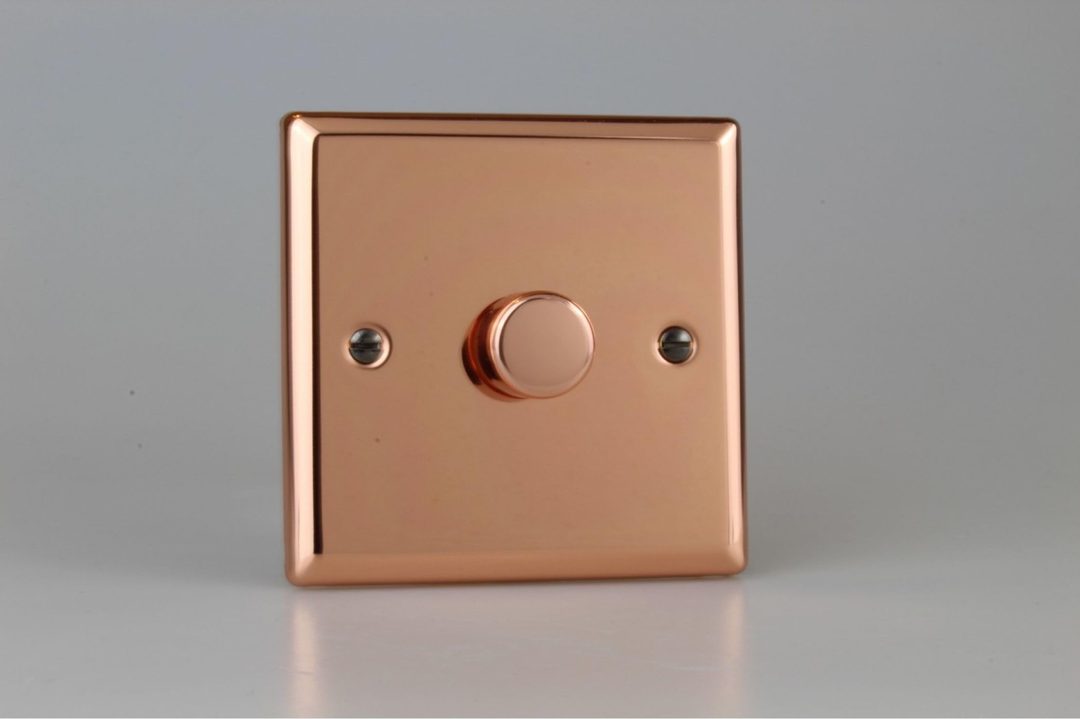 Varilight Single V-Pro Rotary 2-Way Led Dimmer 1 X 0-120WUrban Polished Copper With Polished Copper KnobJyp401.cu from B&Q