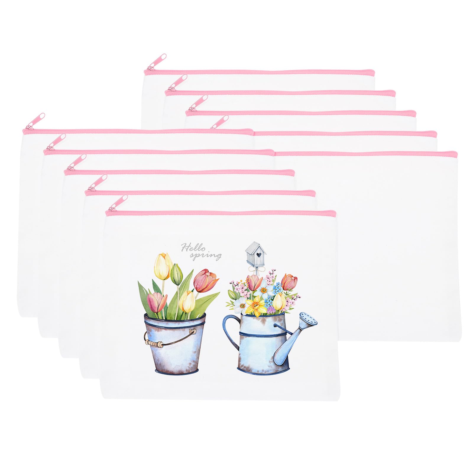 PATIKIL Sublimation Makeup Bags