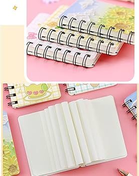 Amazon | QQZSG リングノート A7 リングメモ帳 a7 80枚 横罫線 Amazon | QQZSG リングノート A7 リングメモ帳 a7 80枚 横罫線