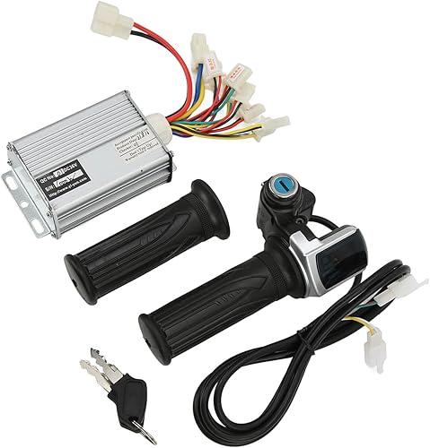 Miniatura 6 de Controlador de velocidad, agarre del acelerador, motor de 36 V 1000 W, controlador de velocidad cepillado con pantalla de batería de bloqueo, agarre