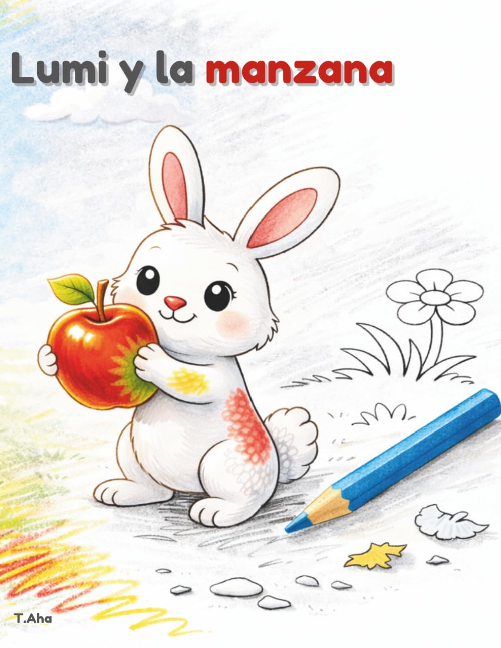 Lumi y la manzana: Una pequeña historia para leer en voz alta y colorear