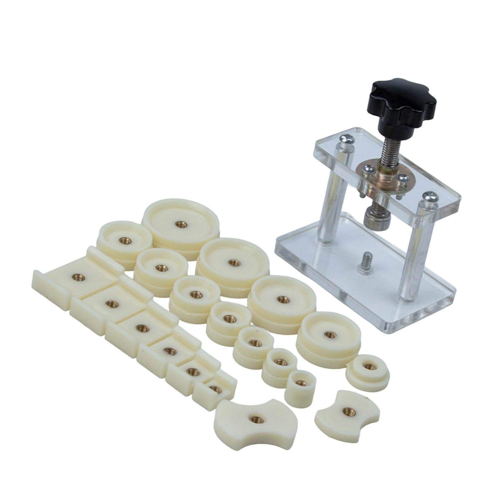 Juego de Herramientas de de Reloj, Herramienta de Banco de Trabajo, Kit de Reparación de Repuesto de Relojero Profesional para Cerrar La Tapa,
