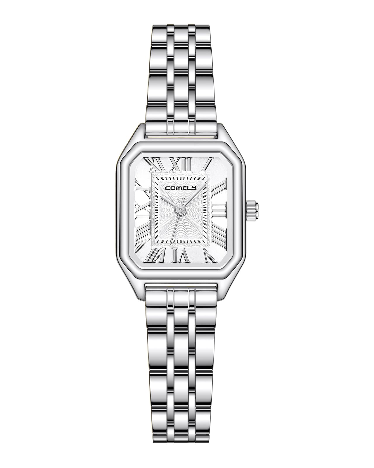 CIVO Armbanduhr Damen Vintage Rechteckiges Gold/Silber Damenuhr Wasserdicht Analog Edelstahl Kleine Uhren Geschenke für Mama Frau Freund