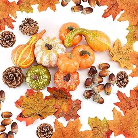 DOJoykey 128pcs Autumn Decoration Set Cover