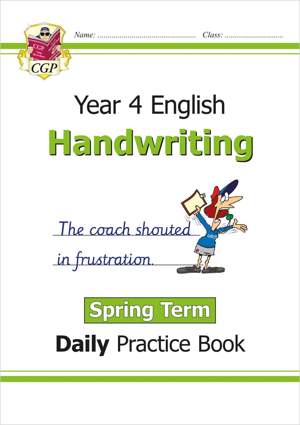 CGP Books KS2 Handwriting Year 4 Daily Practice Book - Spring Term
