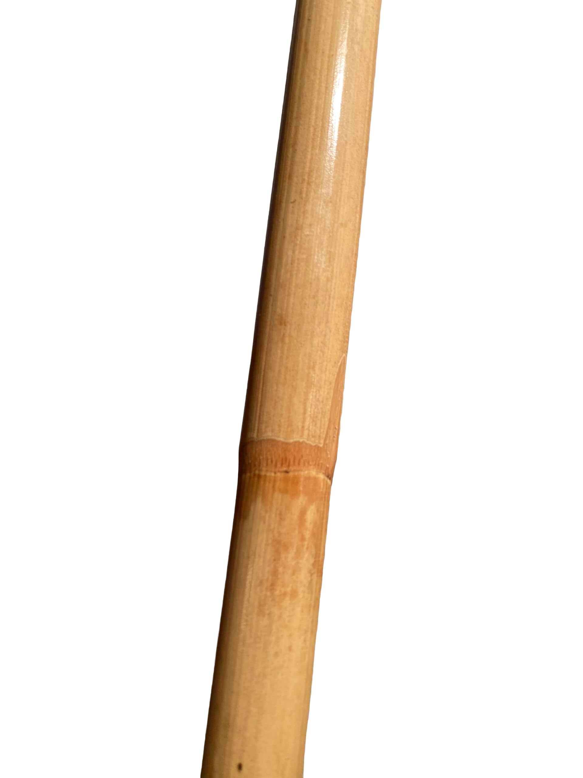 Set BO Bâton en rotin non pelé avec sac à armes - 182 cm - Bâton long en bois - Avec coque extérieure - Kobudo, Aikido, arts martiaux, BO Jutsu, Bujinkan
