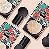 Air-Cushion-CC-Cream-Mushroom-Head-Foundation-BB-Cream-Moisturizing-Concealer-Makeup-BaseOil-ControlLong-Lasting-with-Mushroom-Makeup-Sponge-Natural abyomon Air Cushion CC Cream Mushroom Head Foundation, BB Cream Moisturizing Concealer Makeup Base,Oil Control,Long Lasting with Mushroom Makeup Sponge (Natural)