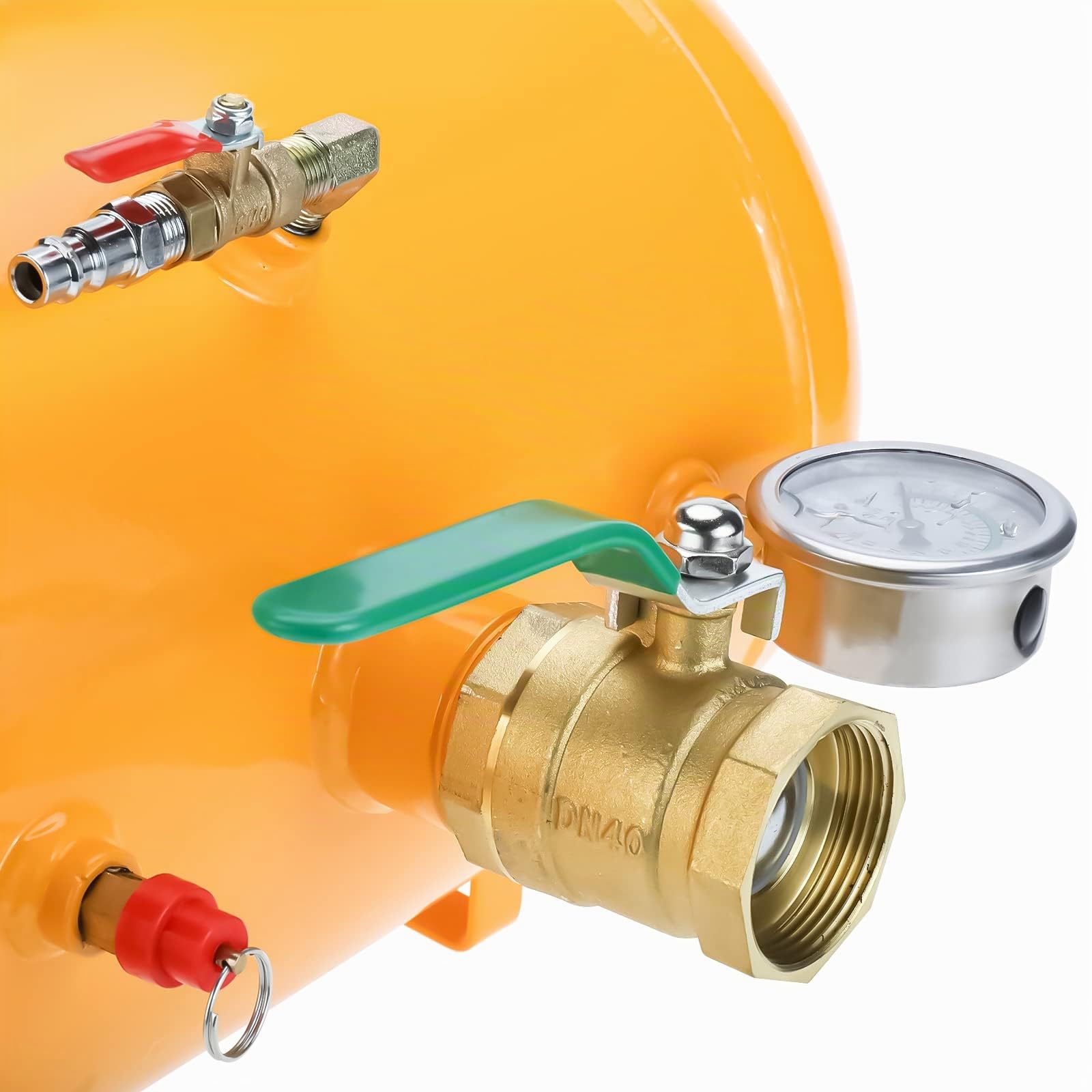 FreeTec 20L neumático inflador de neumáticos Refuerzo de Choque Relleno de Aire Refuerzo de cañón de Aire Ayuda de llenado