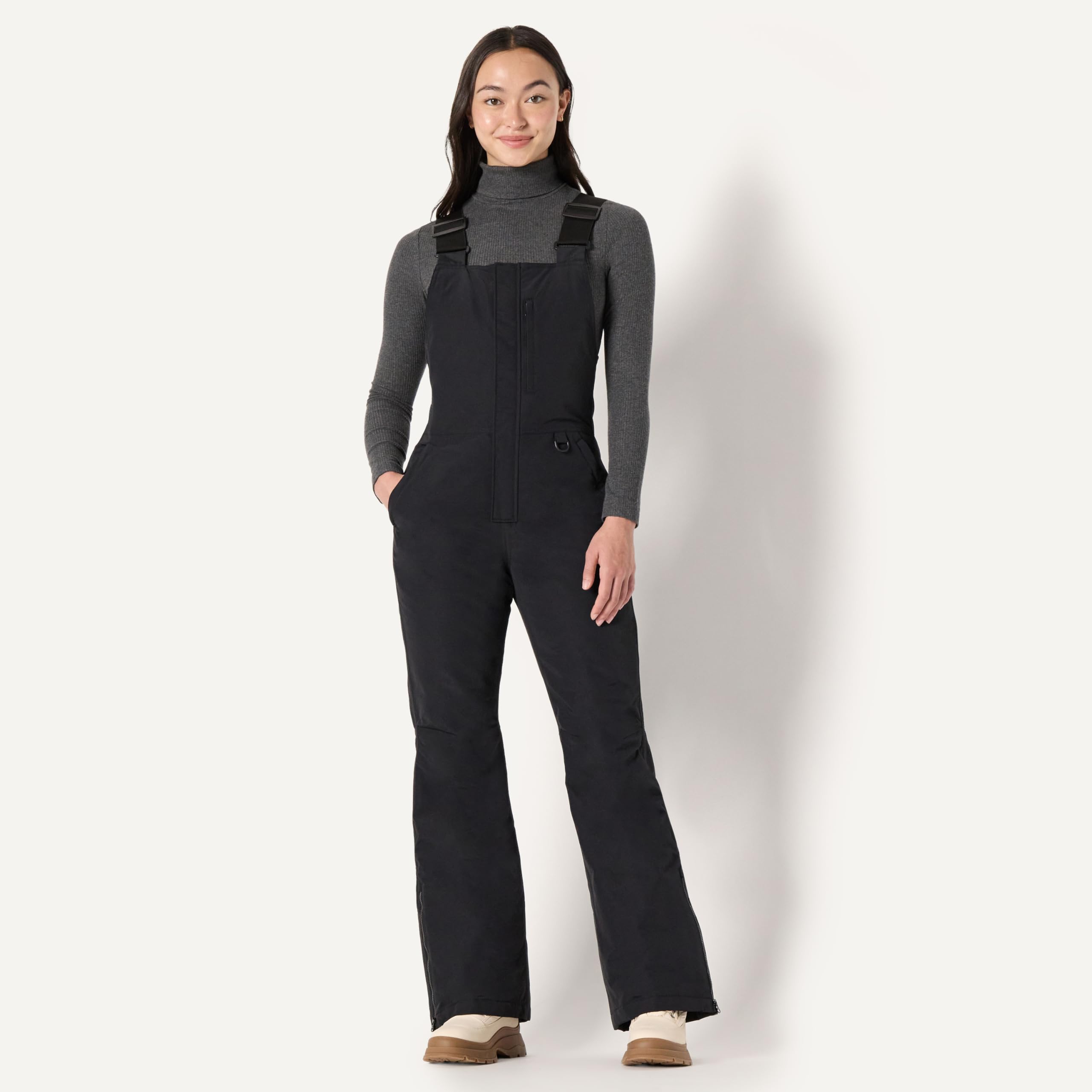 Amazon Essentials Damen Regular Fit: Wasserabweisender, gefütterter Skioverall