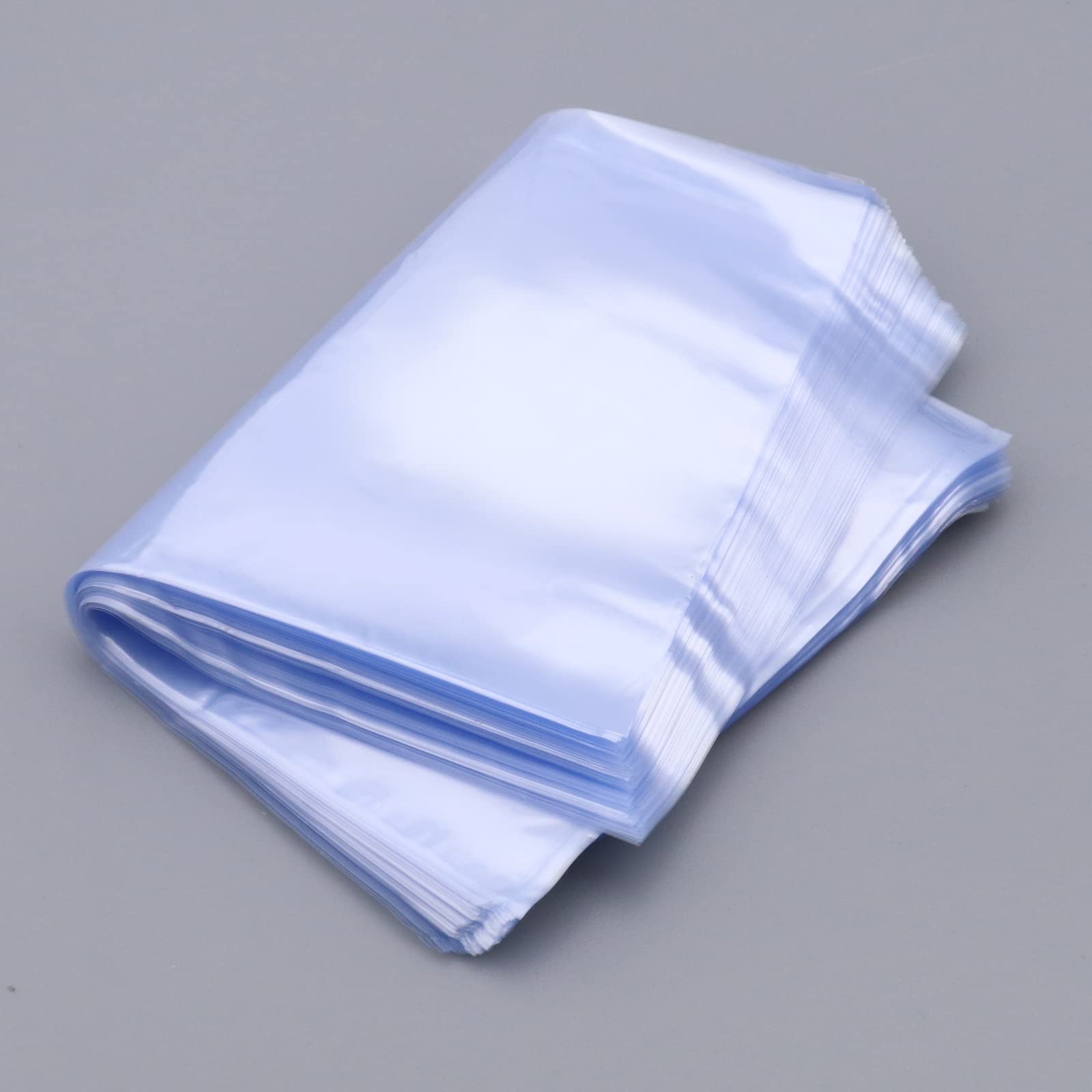 300 Stück PVC-Schrumpffolienbeutel 10x15 Cm – Transparent, Heißsiegelbar, Für Seife, Kosmetik & Handwerk