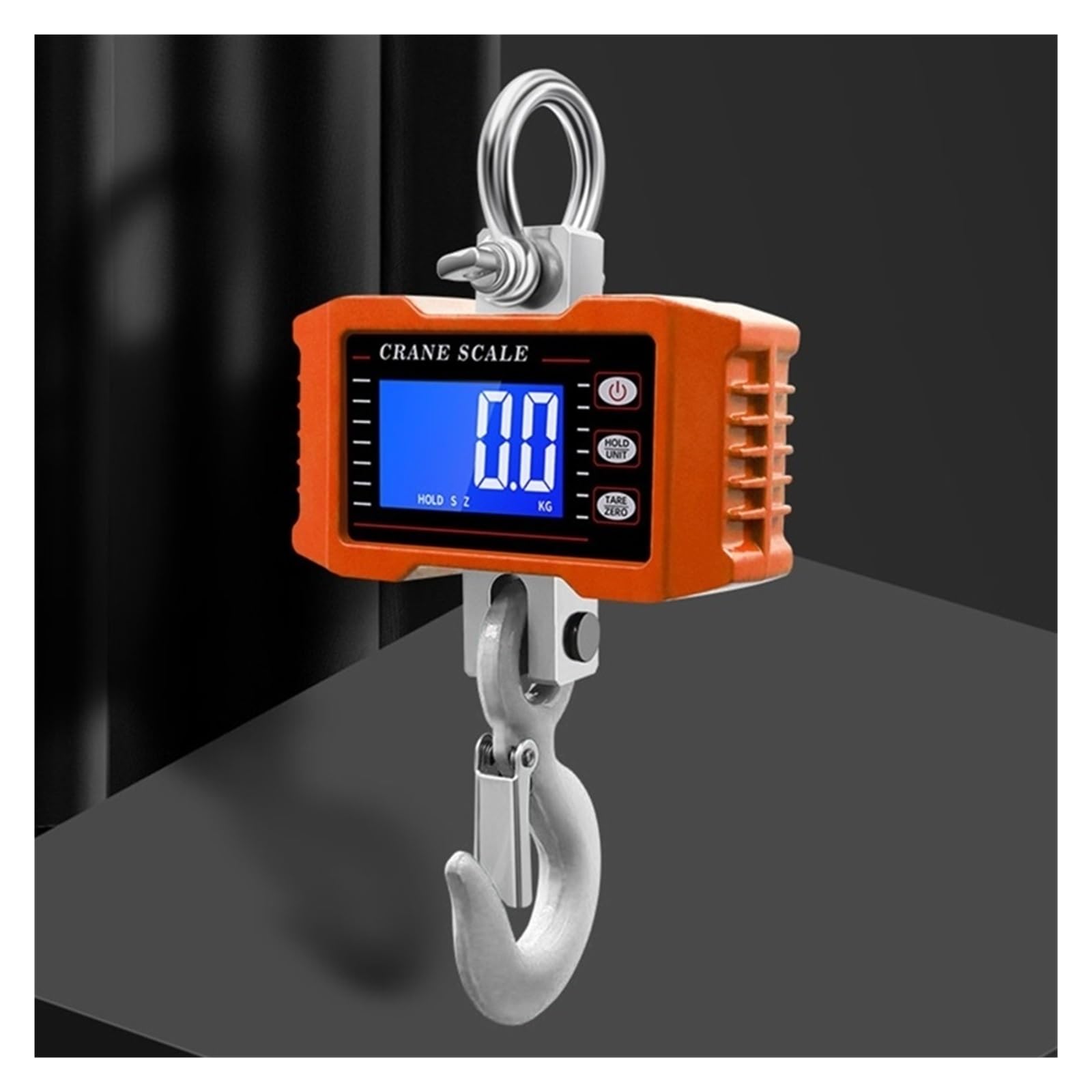 SGeneE Portable Digital Crane Scale Crane Scale Heavy Duty Scale Digital Industrial for Smart High Accuracy Electron Dropship for Garage Farm Hunting Fishing Etc (97QC9FF1016951T 1)