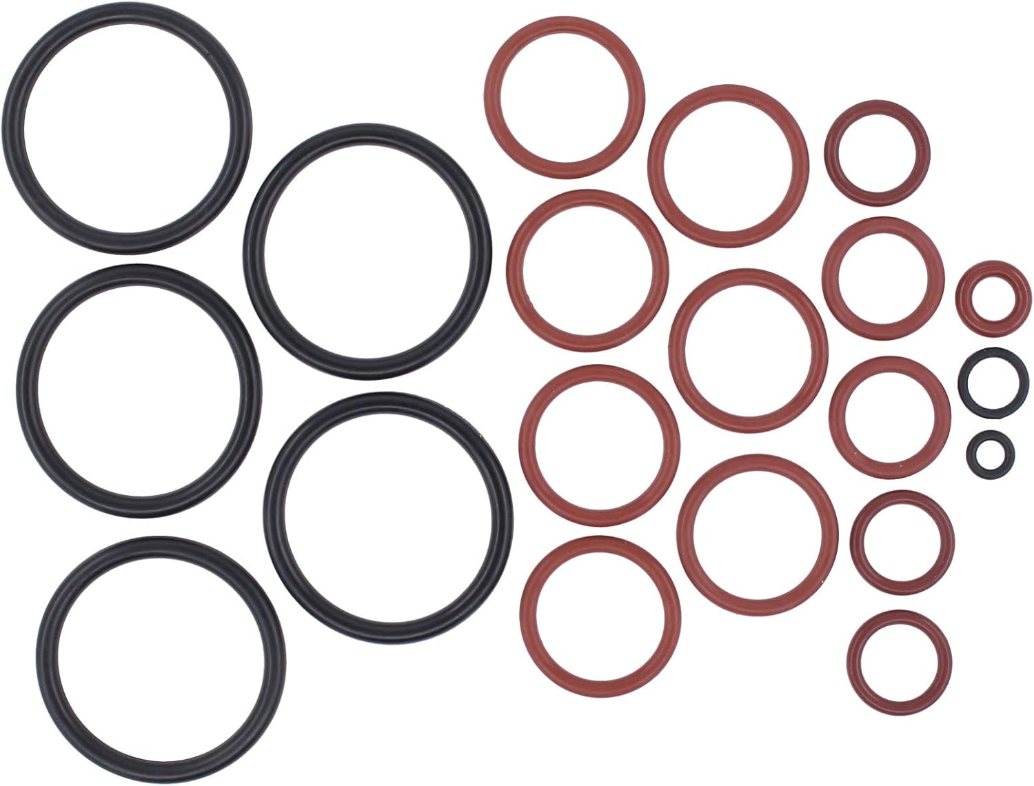 MOTOKU Cooling System Radiator Coolant Hose O Ring Seal Kit for BMW 328i 330i 320i