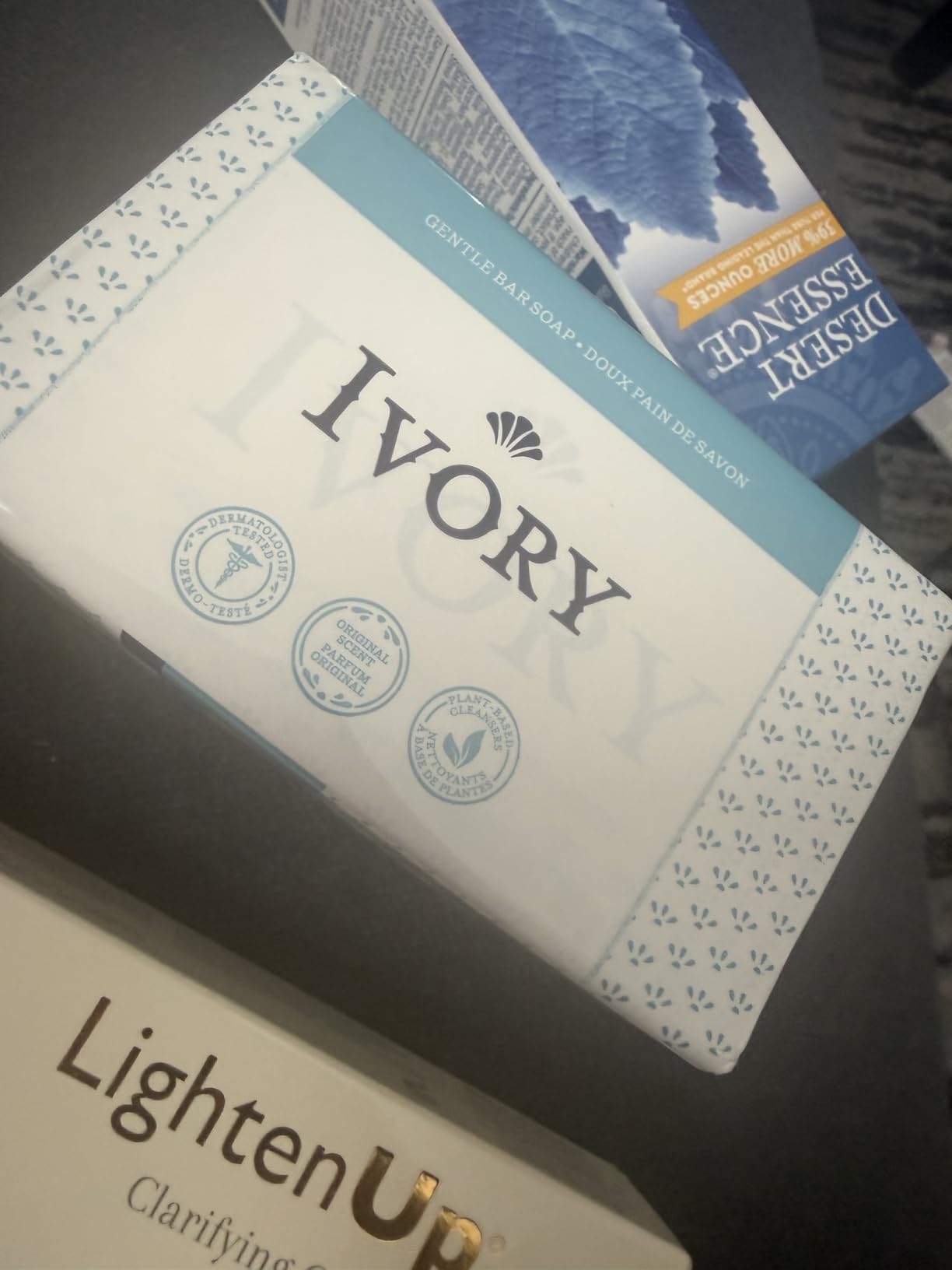 Ivory Gentle Bath Bar Soap, Designed for Whole Family, 99.44% Pure Formula with Plant-Based Cleansers, Made Without Heavy Perfumes, Parabens or Phthalates, Original Scent, 4.0 oz (4 Count)